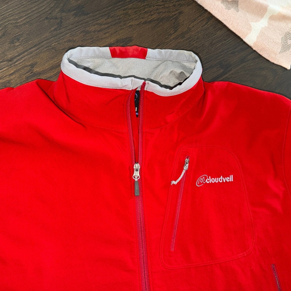Cloudveil Red Full Zip Jacket Lightweight Outdoor… - image 2